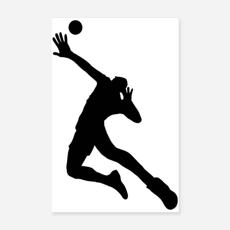 volleyball Poster 8" x 12" (20x30 cm)