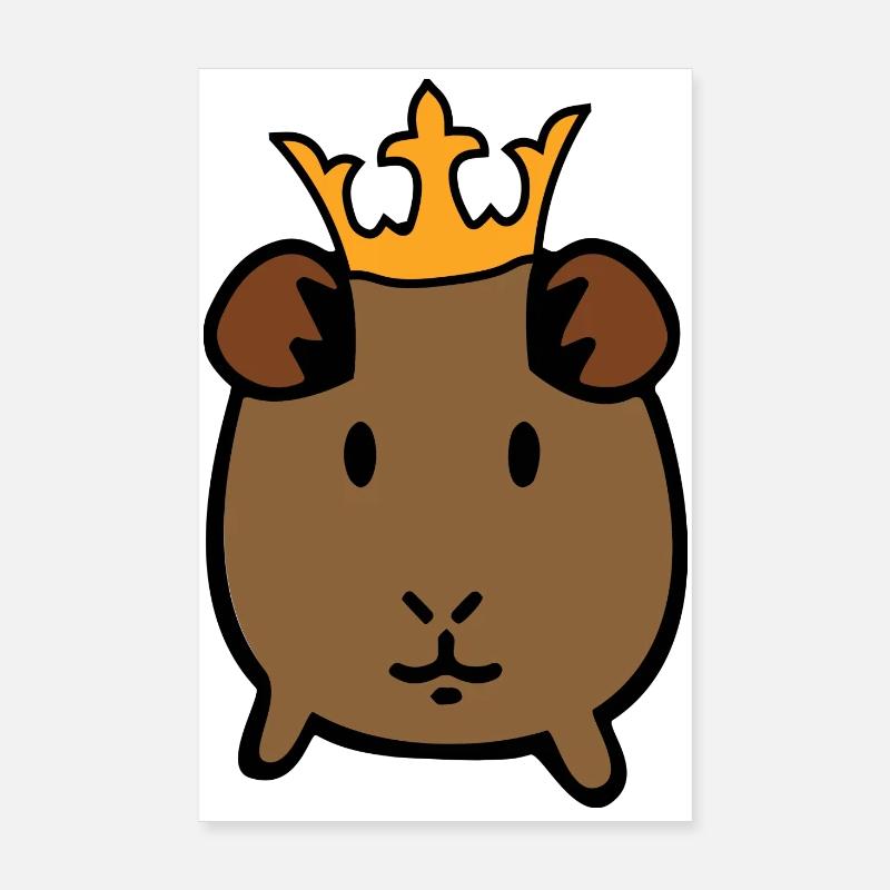 guinea pig Poster 8" x 12" (20x30 cm)
