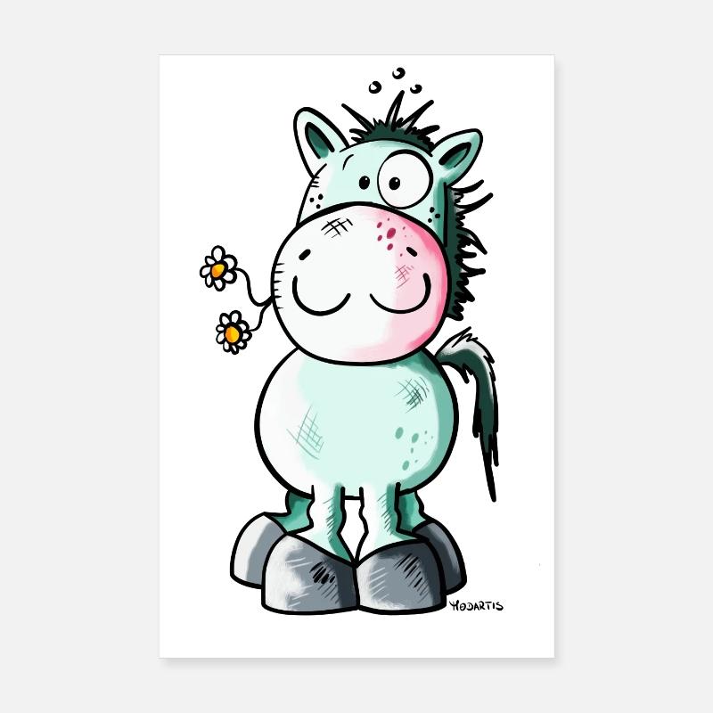 Das Pferd Poster 20x30 cm