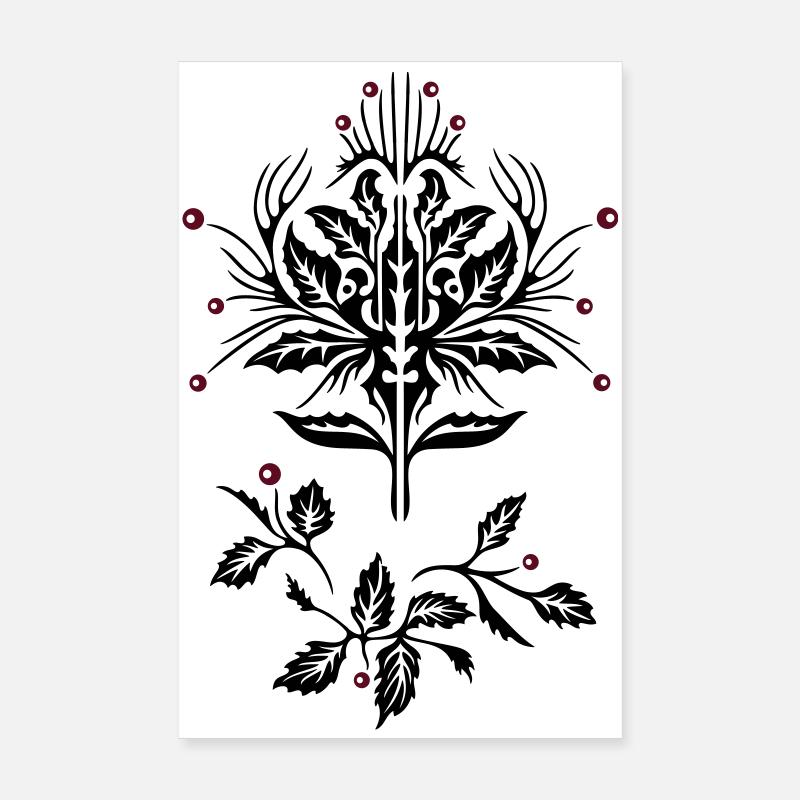 Pan, Cernunnos celtiques, Homme vert, Art païen. Poster 20 x 30 cm