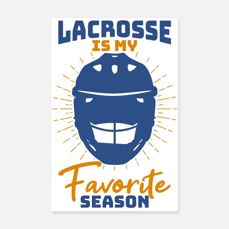 Lacrosse Saison Poster 20x30 cm