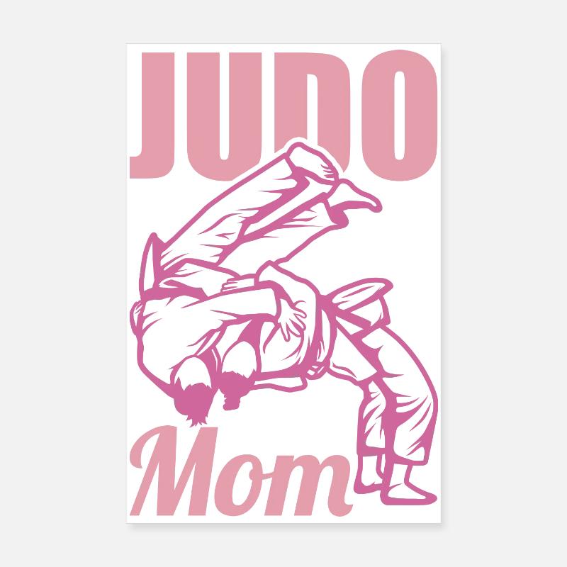 Judo Mutter Poster 20x30 cm