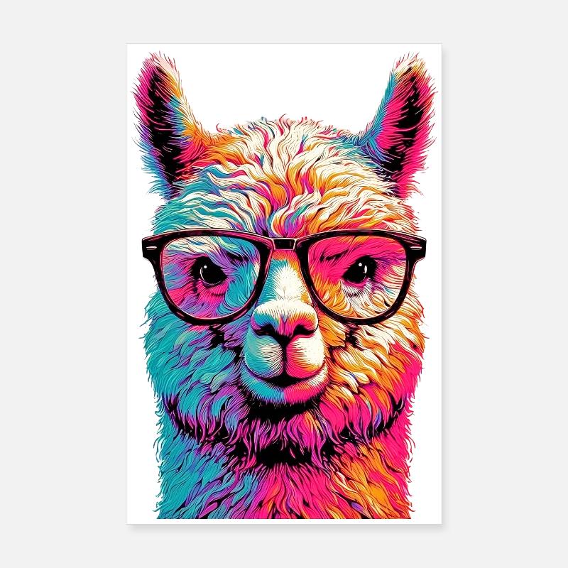 Alpaga Poster 20 x 30 cm