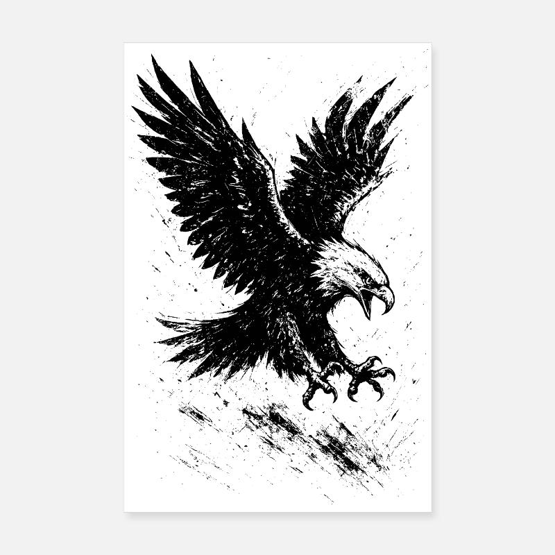 Liberté prédatrice Poster 20 x 30 cm