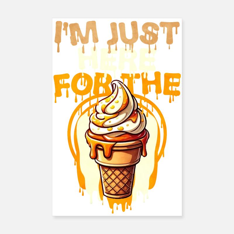 Glace Spritz avec humour Poster 20 x 30 cm