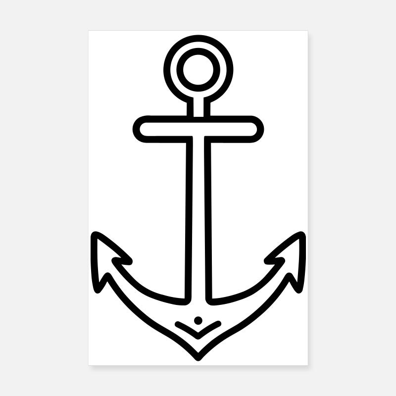 Anchor Poster 8" x 12" (20x30 cm)