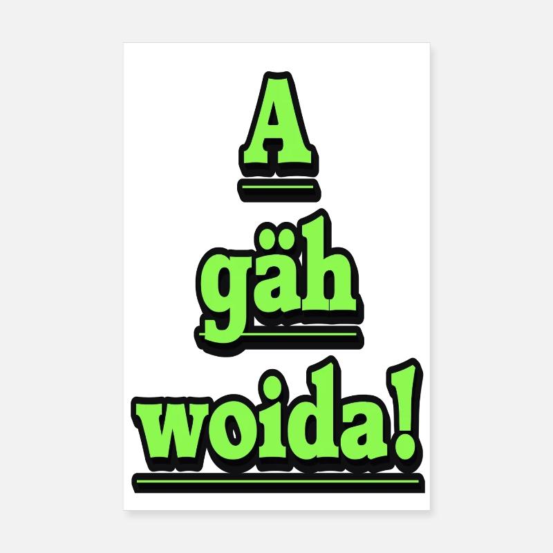 Neon Typo Stacking Design Poster 8" x 12" (20x30 cm)