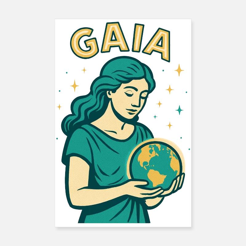 Gaia – Mutter Natur – Baum des Lebens Poster 20x30 cm