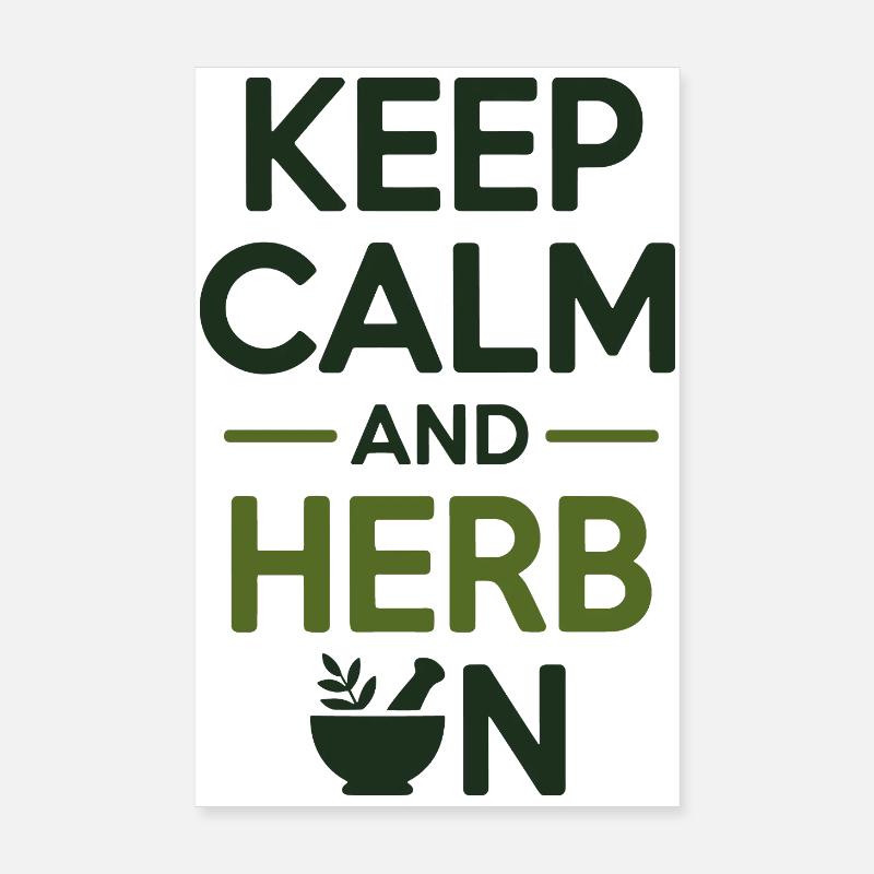 Naturopathe Reste Calm And Herb On Professional Poster 20 x 30 cm