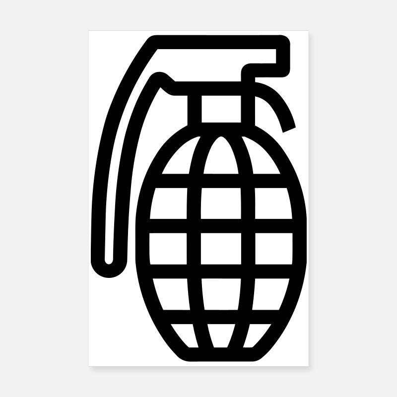 grenade Poster 20 x 30 cm