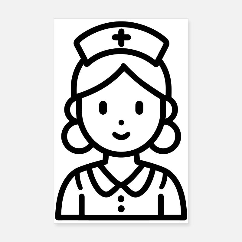 nurse Poster 8" x 12" (20x30 cm)