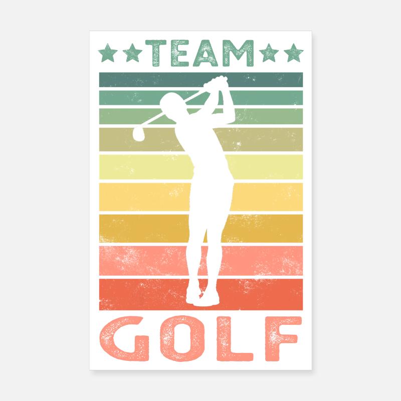 Golf Poster 20x30 cm