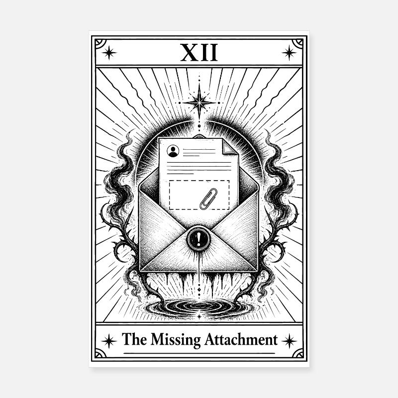 Missing attachment | Tarot Card Everyday Poster 8" x 12" (20x30 cm)