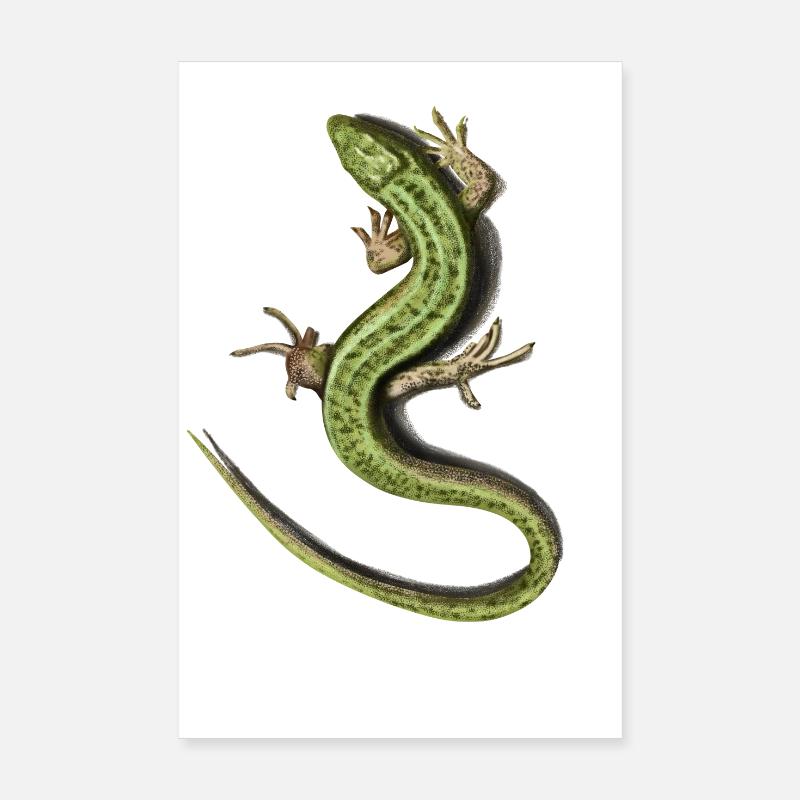 Lizard Poster 8" x 12" (20x30 cm)