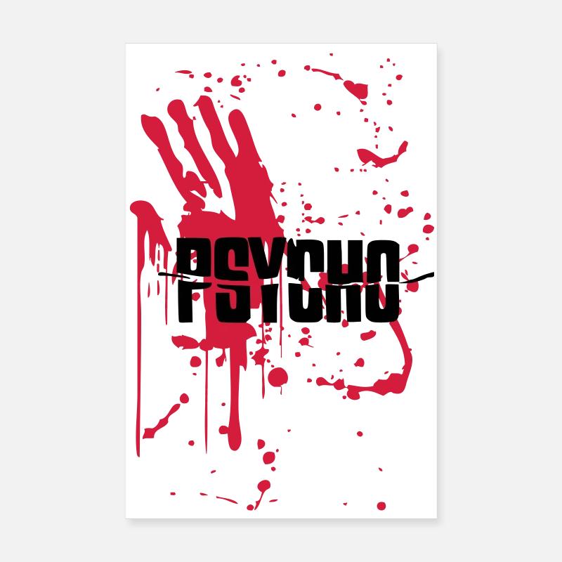 psychotique bain de sang bain de sang Poster 20 x 30 cm