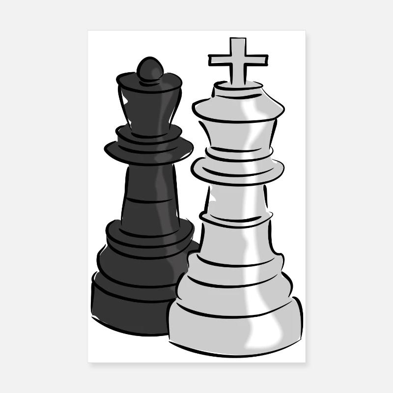 chess Poster 8" x 12" (20x30 cm)