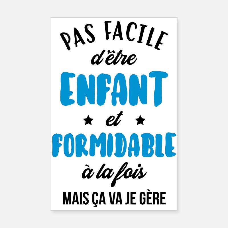 adolescent / enfant / ado / adolescente Poster 20 x 30 cm