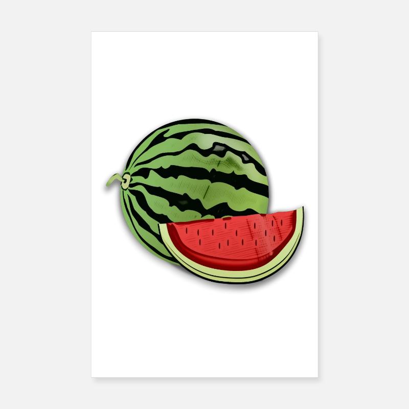 Melon Poster 8" x 12" (20x30 cm)