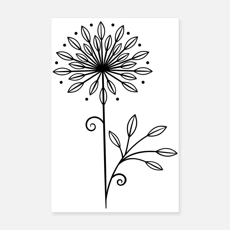 Dandelion Dandelion Spring Sticker Poster 8" x 12" (20x30 cm)