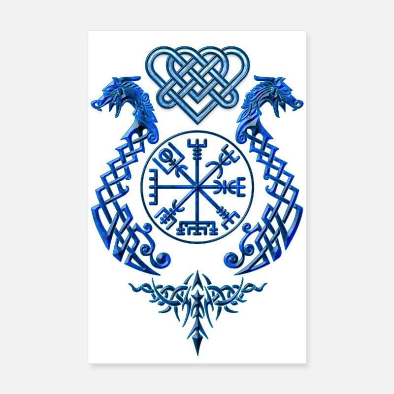 DragonSymbol Poster 8" x 12" (20x30 cm)