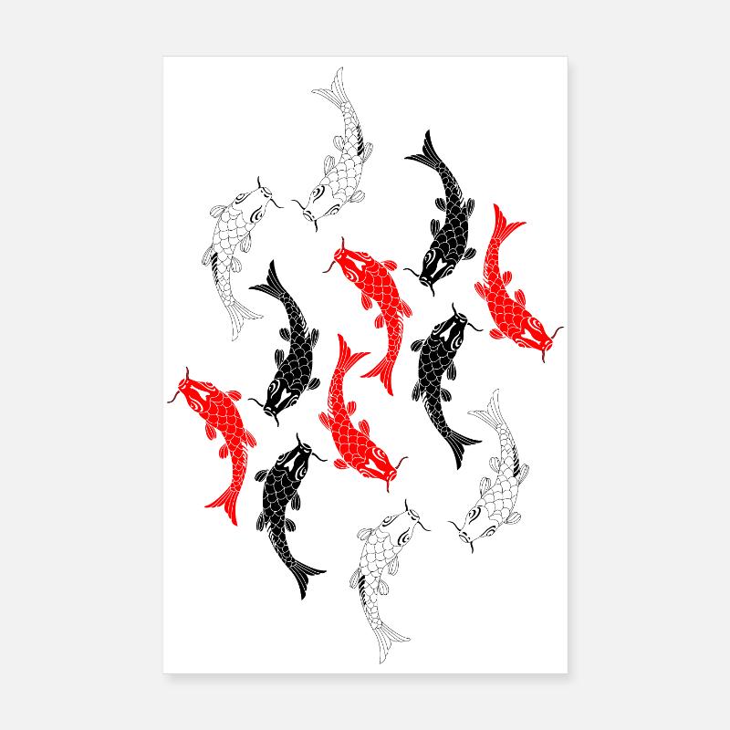 Décoration de poisson Poster 20 x 30 cm