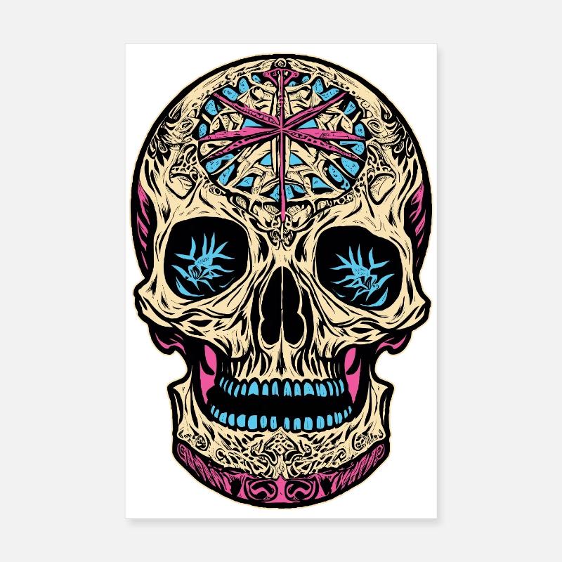 Crâne De Sucre | Sugar Skull Poster 20 x 30 cm