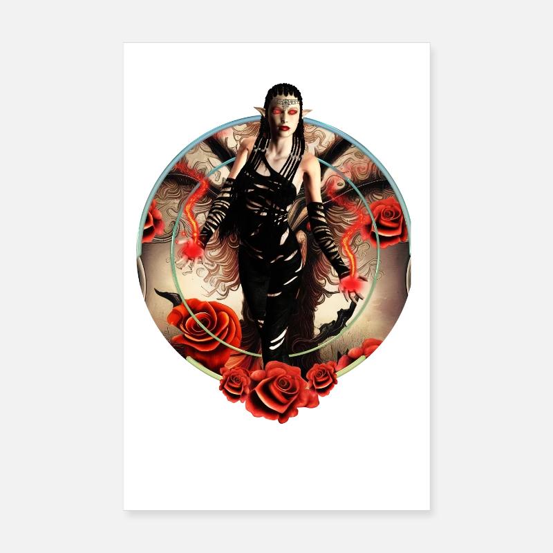Die Macht der Dunklen Hexe Poster 20x30 cm