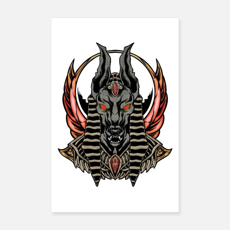 Anubis de dødes gud Poster 20x30 cm