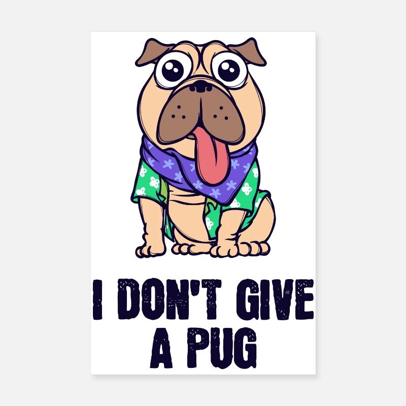 Animaux de compagnie Chien Cuddly Toy Déclaration de l’animal préféré Poster 20 x 30 cm