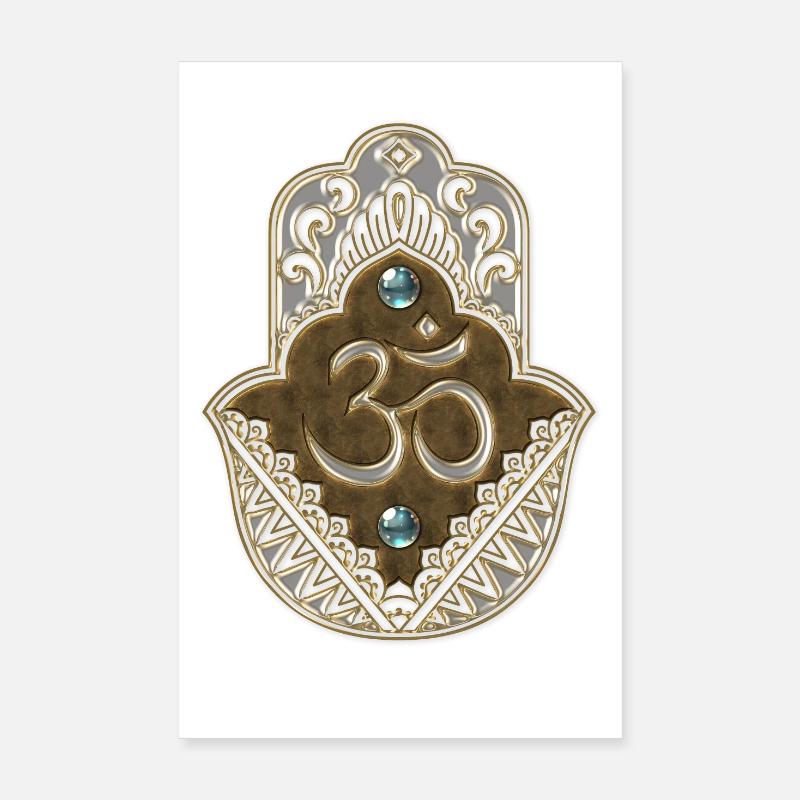 The elegant Ohm sign. Poster 8" x 12" (20x30 cm)