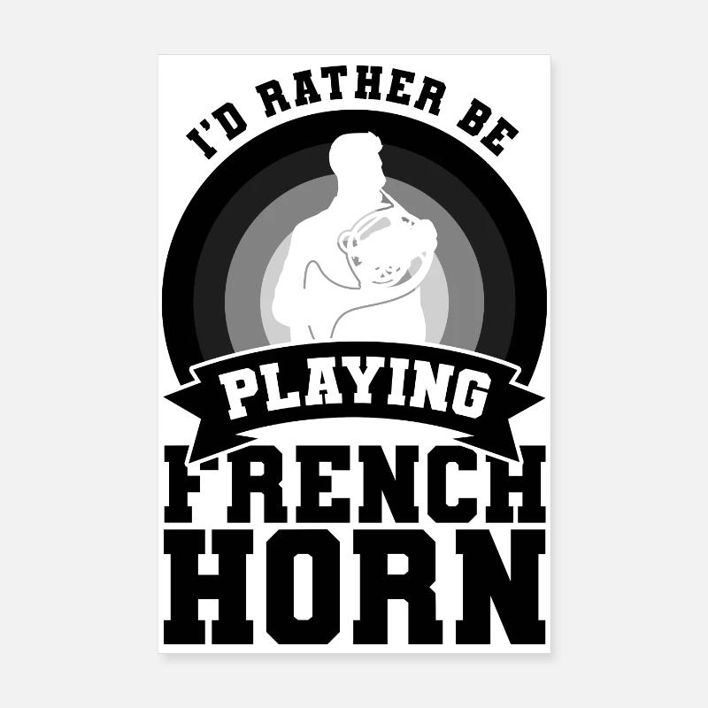 Sort de cor français Poster 20 x 30 cm