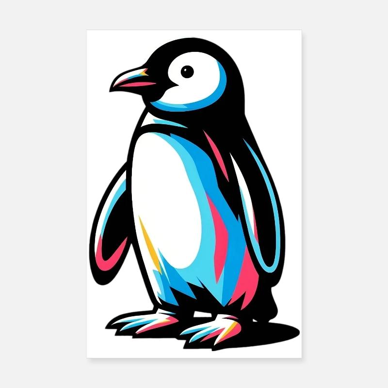Pinguin Poster 20x30 cm