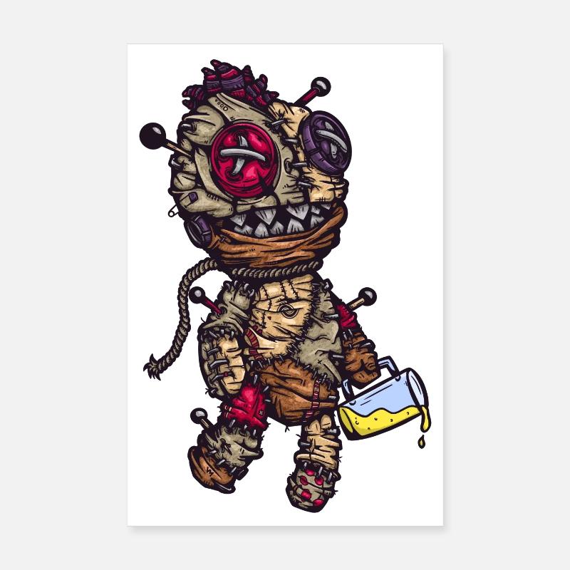 Poupée vaudou Poster 20 x 30 cm