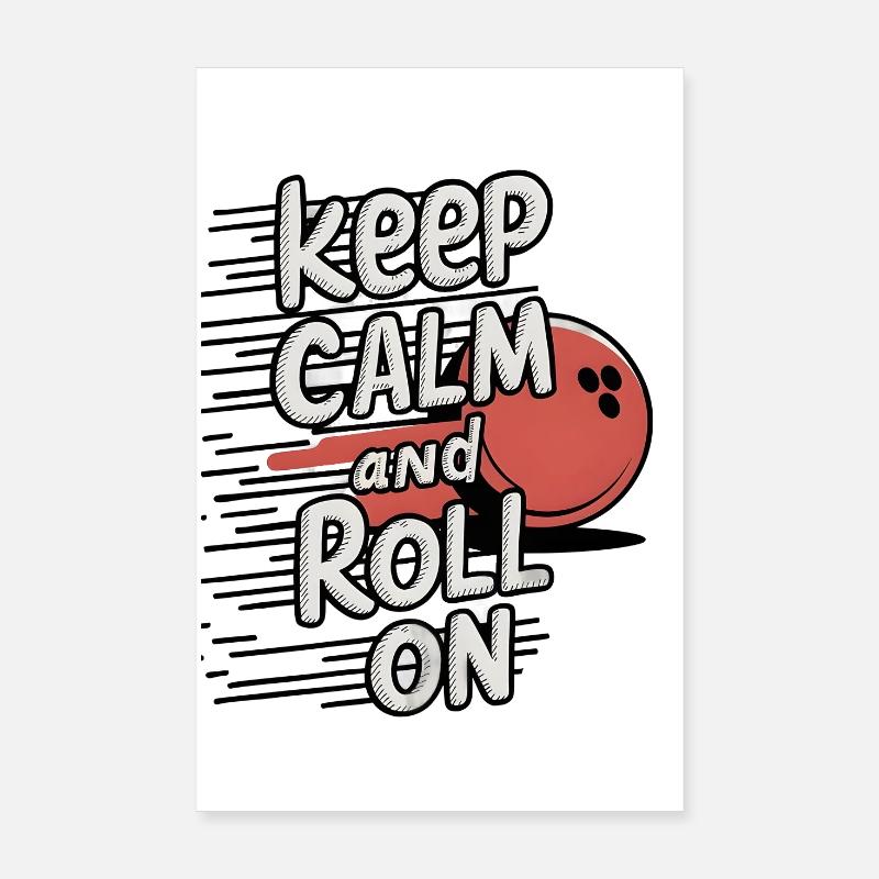 Restez calme et continuez Poster 20 x 30 cm