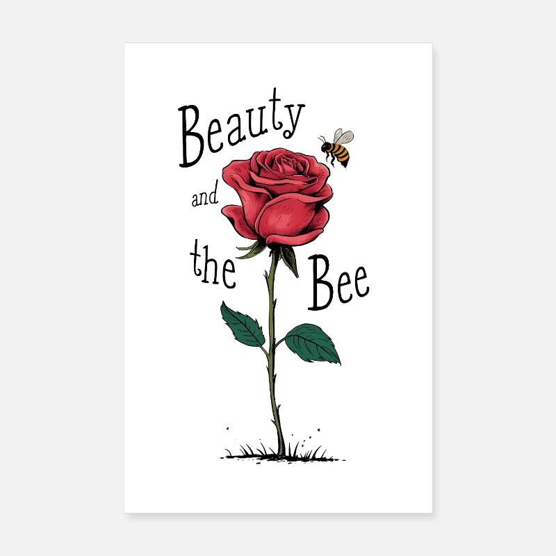 La beauté et l’abeille Poster 20 x 30 cm