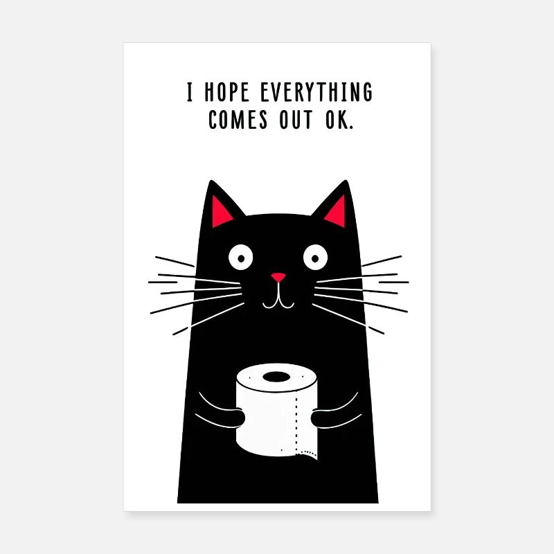 I hope it goes well Poster 8" x 12" (20x30 cm)