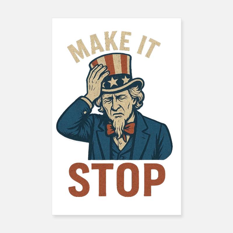 Faites que ça cesse la politique Poster 20 x 30 cm