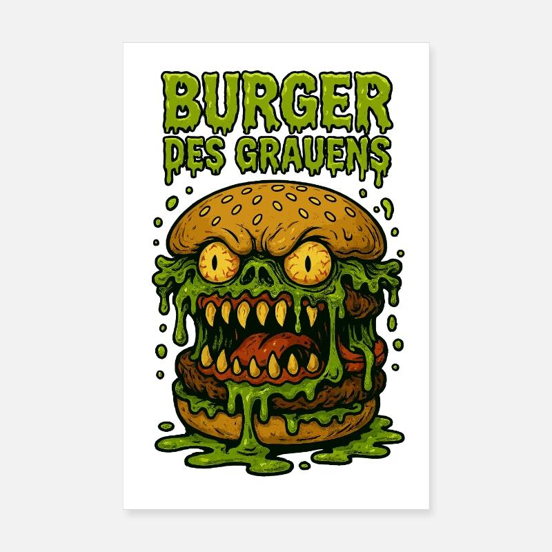 Burger des Grauens Poster 20x30 cm