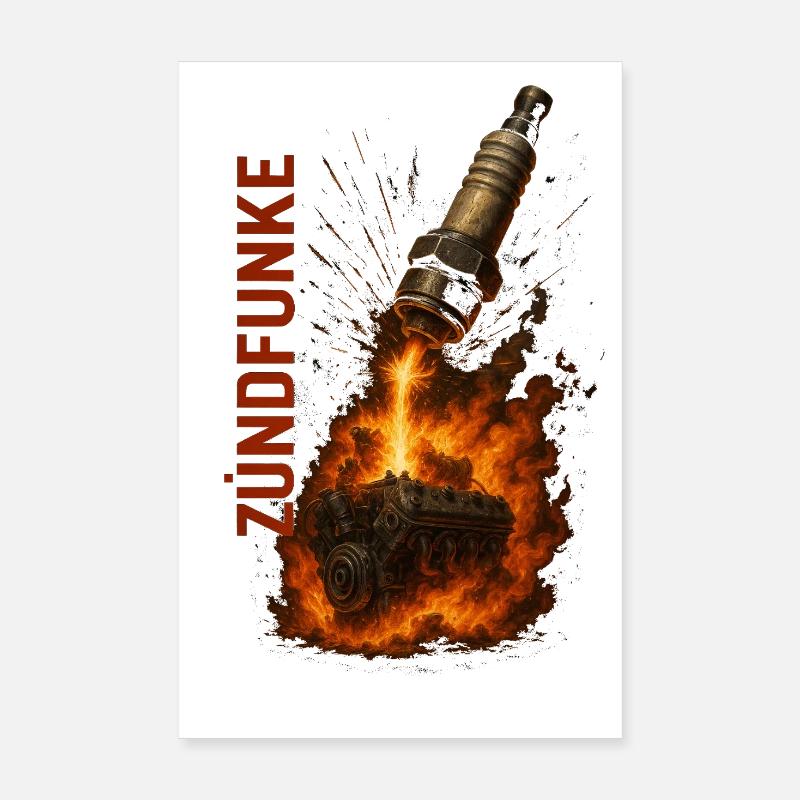 ZÜNDFUNKE – Allume-feu Poster 20 x 30 cm