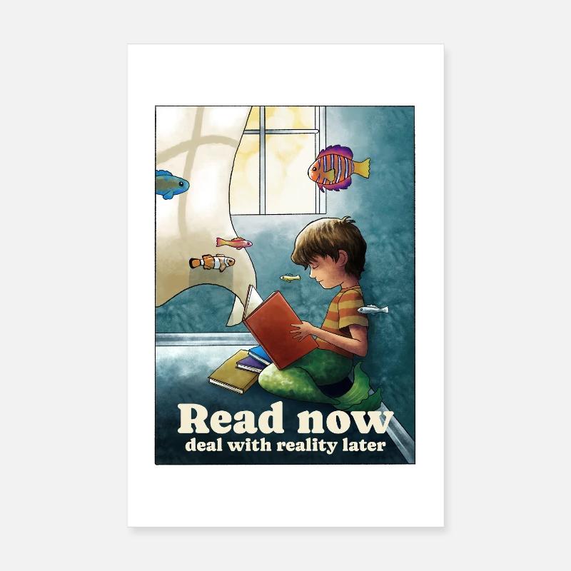 Lire sous la surface Poster 20 x 30 cm
