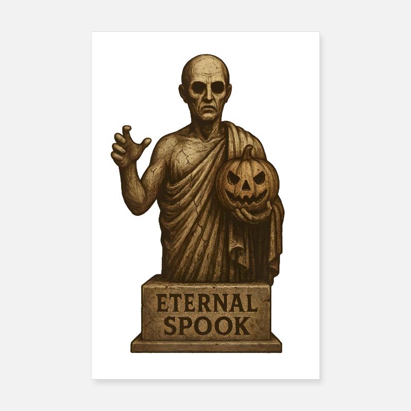 Décor d’Halloween effrayant éternel Poster 20 x 30 cm