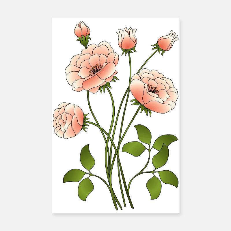 Fleur Poster 20 x 30 cm