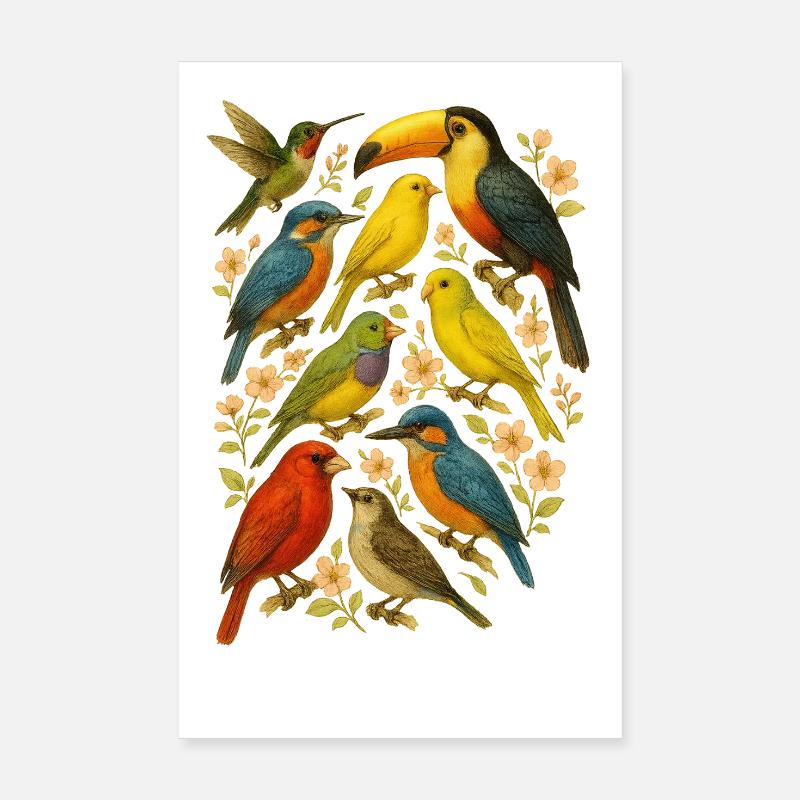 Vancouver Spécimens Festifs Poster 20 x 30 cm