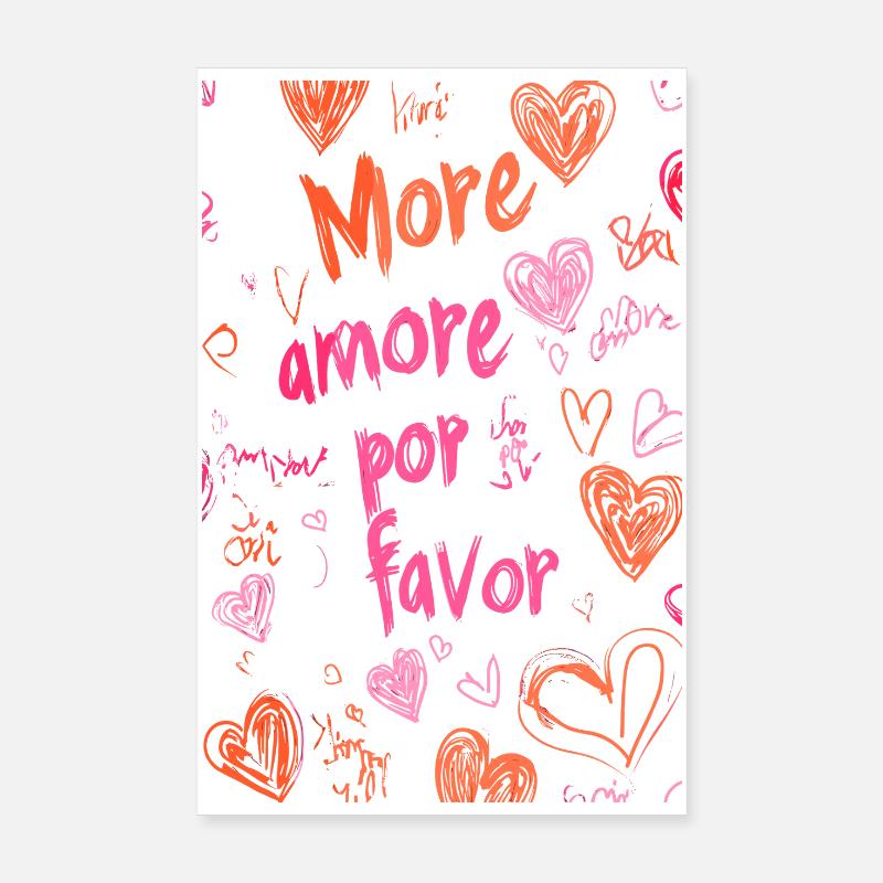 Plus d'amour Poster 20 x 30 cm