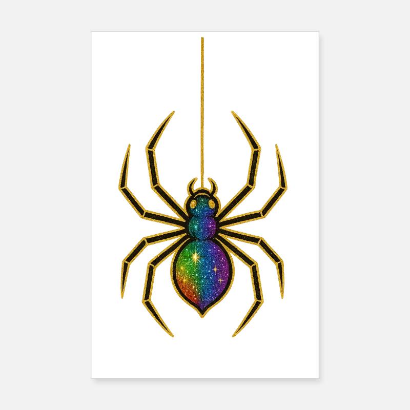 Galactic Spider Pendant Poster 8" x 12" (20x30 cm)
