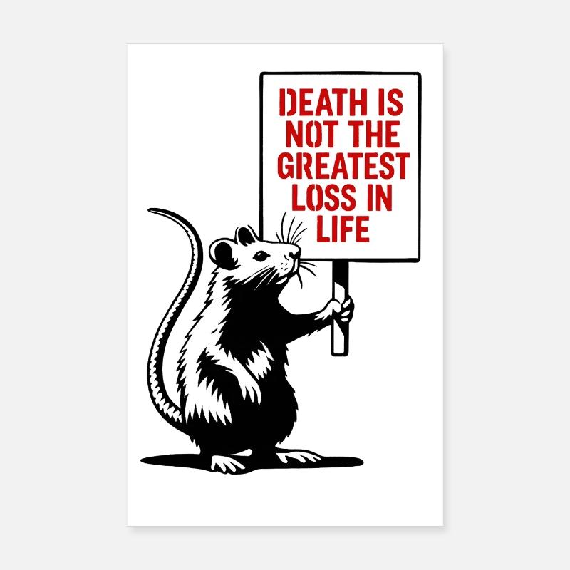 La mort n’est pas la plus grande perte Poster 20 x 30 cm