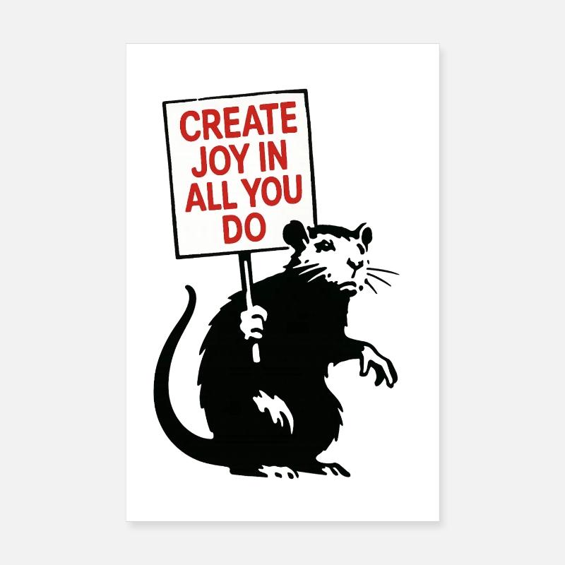 La joie dans tout ce que vous faites Poster 20 x 30 cm