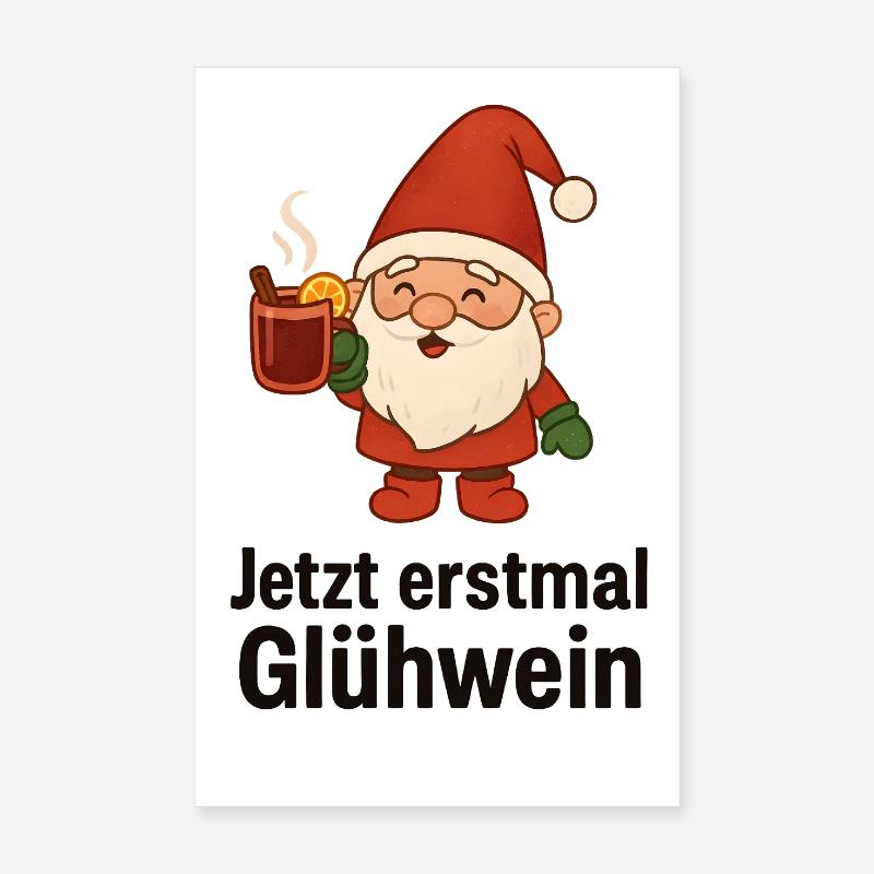 Mulled wine gnome Poster 8" x 12" (20x30 cm)