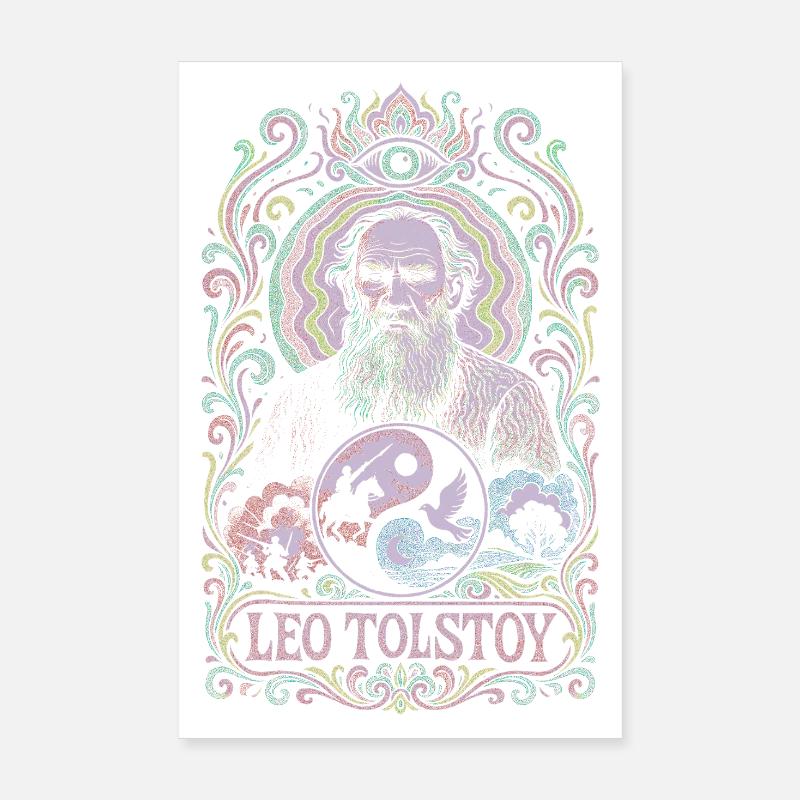 Leo Tolstoi Poster 20x30 cm