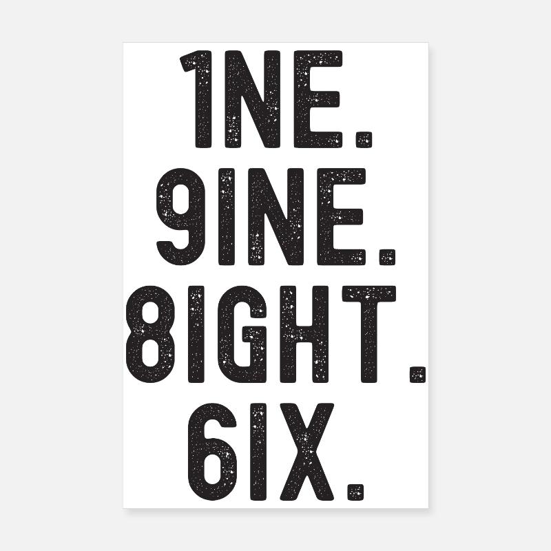 Millésime 1986 Poster 20 x 30 cm